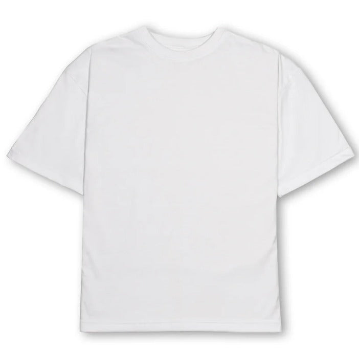 PLAYERA OVERSIZE DE 240G BLANCO