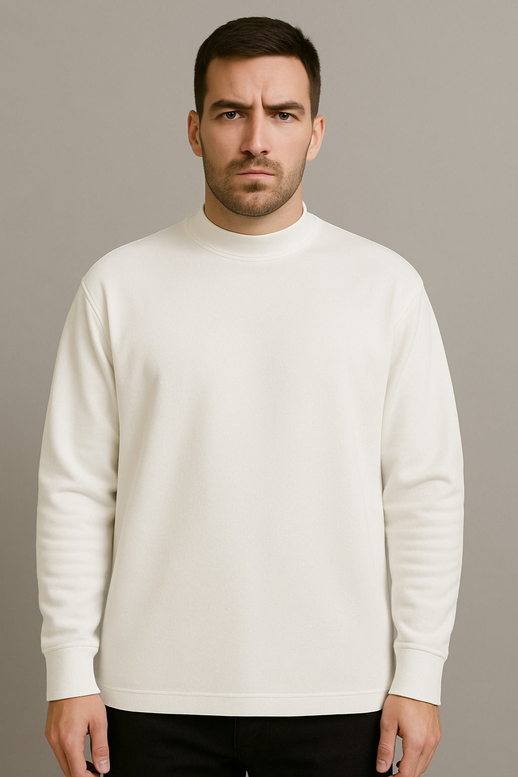 PLAYERA MANGA LARGA 230G BLANCO
