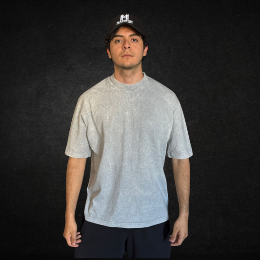 PLAYERA ACID WASH MOON