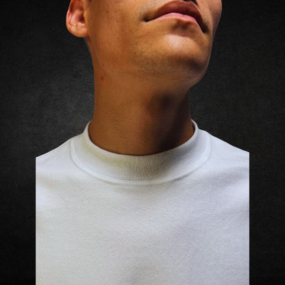 PLAYERA SEMI OVERSIZE 250G BLANCO