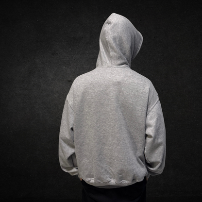 HOODIE OVERSIZE 400G GRIS JASPE