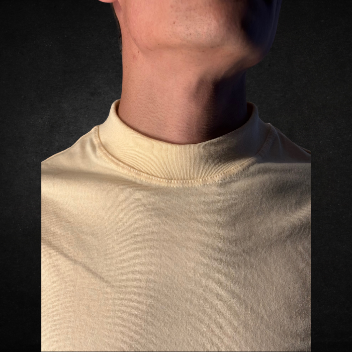 PLAYERA SEMI OVERSIZE 250G YVORY