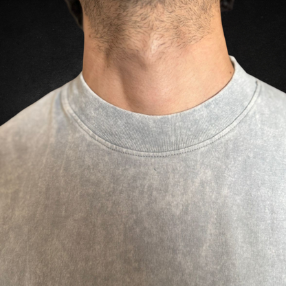 PLAYERA ACID WASH MOON