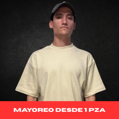 PLAYERA SEMI-OVERSIZE YVORY 220G