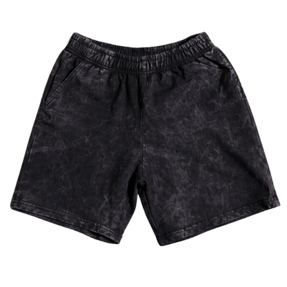 SHORT FRENCH TERRY ACID WASH