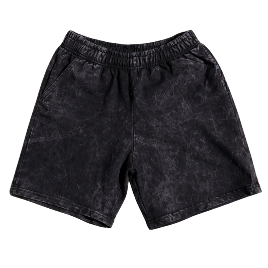 SHORT FRENCH TERRY ACID WASH