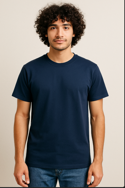 PLAYERA REGULAR FIT AZUL NAVY