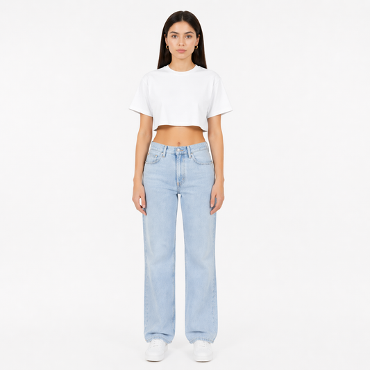 CROP TOP BLANCO DAMA