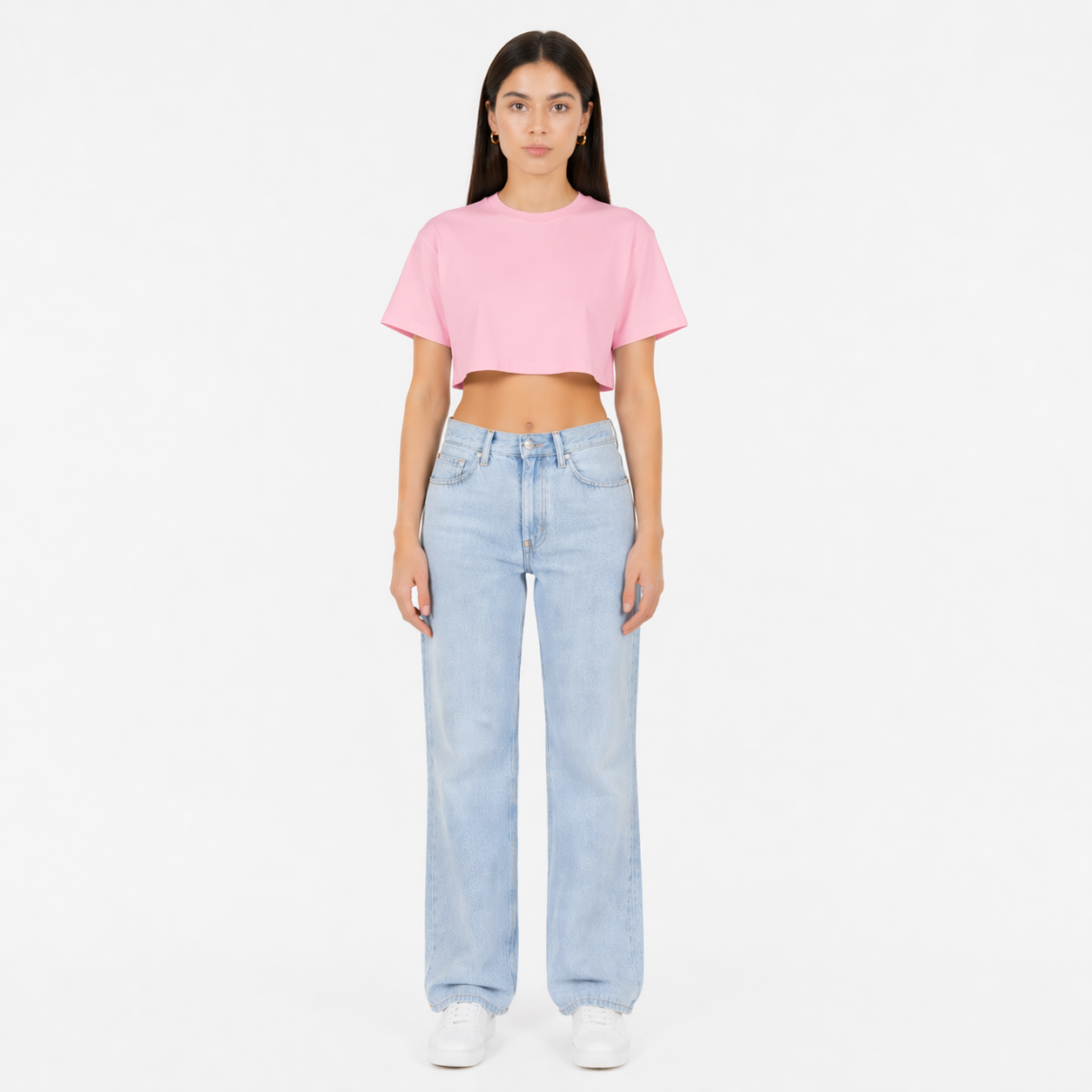 CROP TOP ROSA DAMA – MAMMON BLANKS