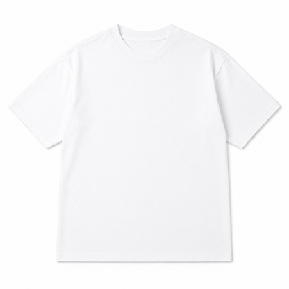 PLAYERA OVERSIZE BLANCA 180 GSM