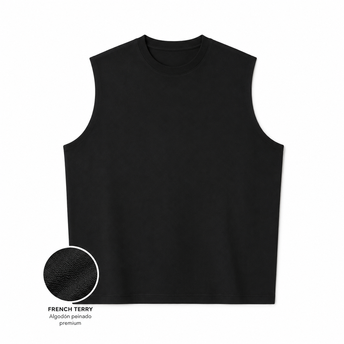 PLAYERA TANK TOP 300 GSM FRENCH TERRY