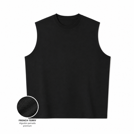 PLAYERA TANK TOP 300 GSM FRENCH TERRY