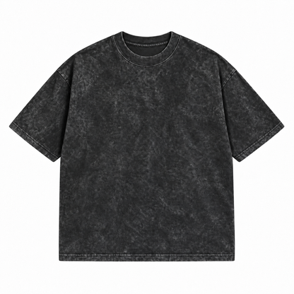 PLAYERA ACID WASH NEGRO