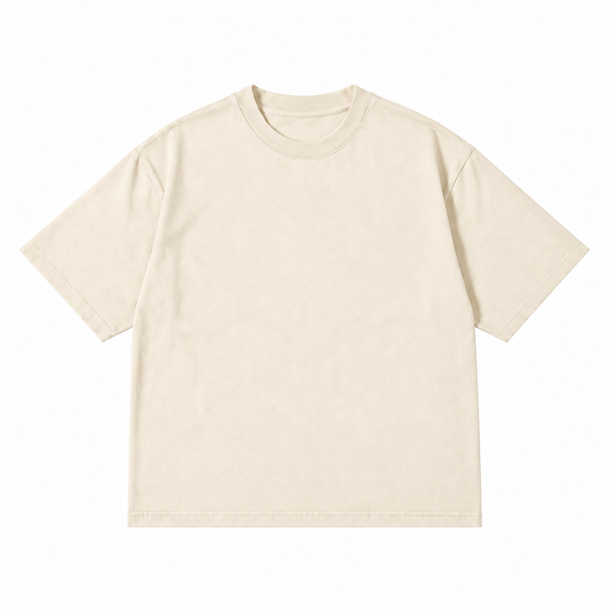 PLAYERA OVERSIZE 220 GSM YVORY