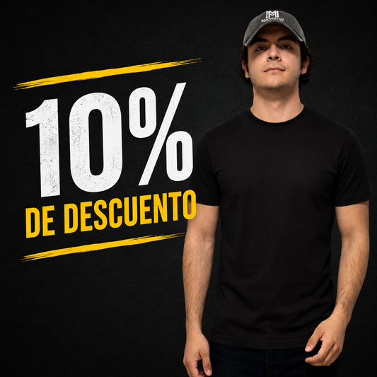 PLAYERA SLIM FIT 200g NEGRO ALGODON PEINADO