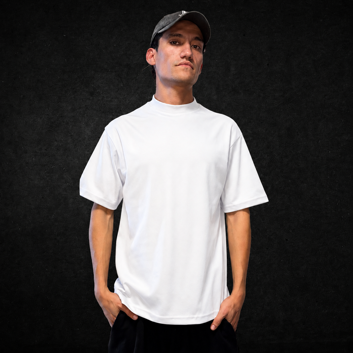 PLAYERA SEMI OVERSIZE 300 GSM FRENCH TERRY