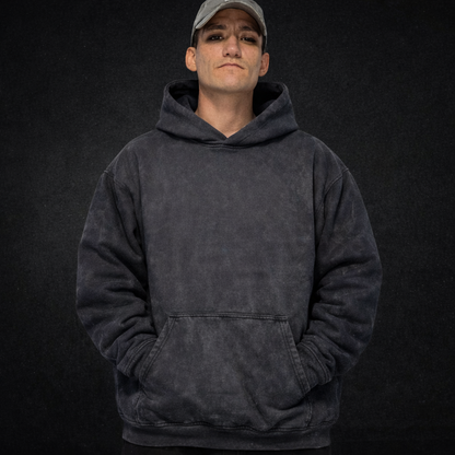 HOODIE FRENCH TERRY ACID WASH 480G